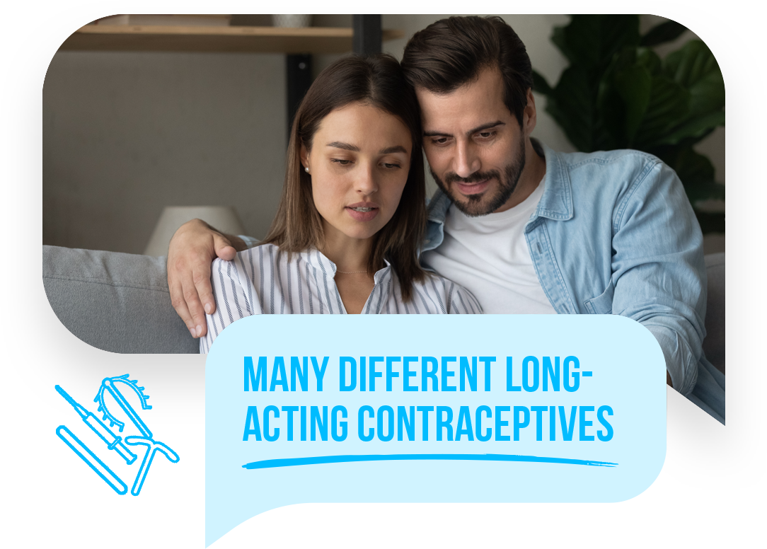 many different long-acting contraceptives